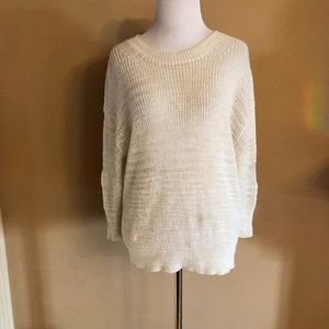 IRO Cream knit Long Sleeve Sweater